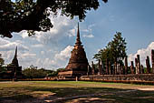 Thailand, Old Sukhothai - Wat Sa Si. 